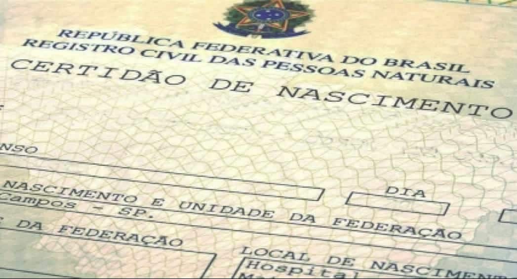 Documentos Necessários para o Casamento Imagem de uma certidão de nascimento brasileira, que é um dos documentos necessário para dar entrada no casamento.